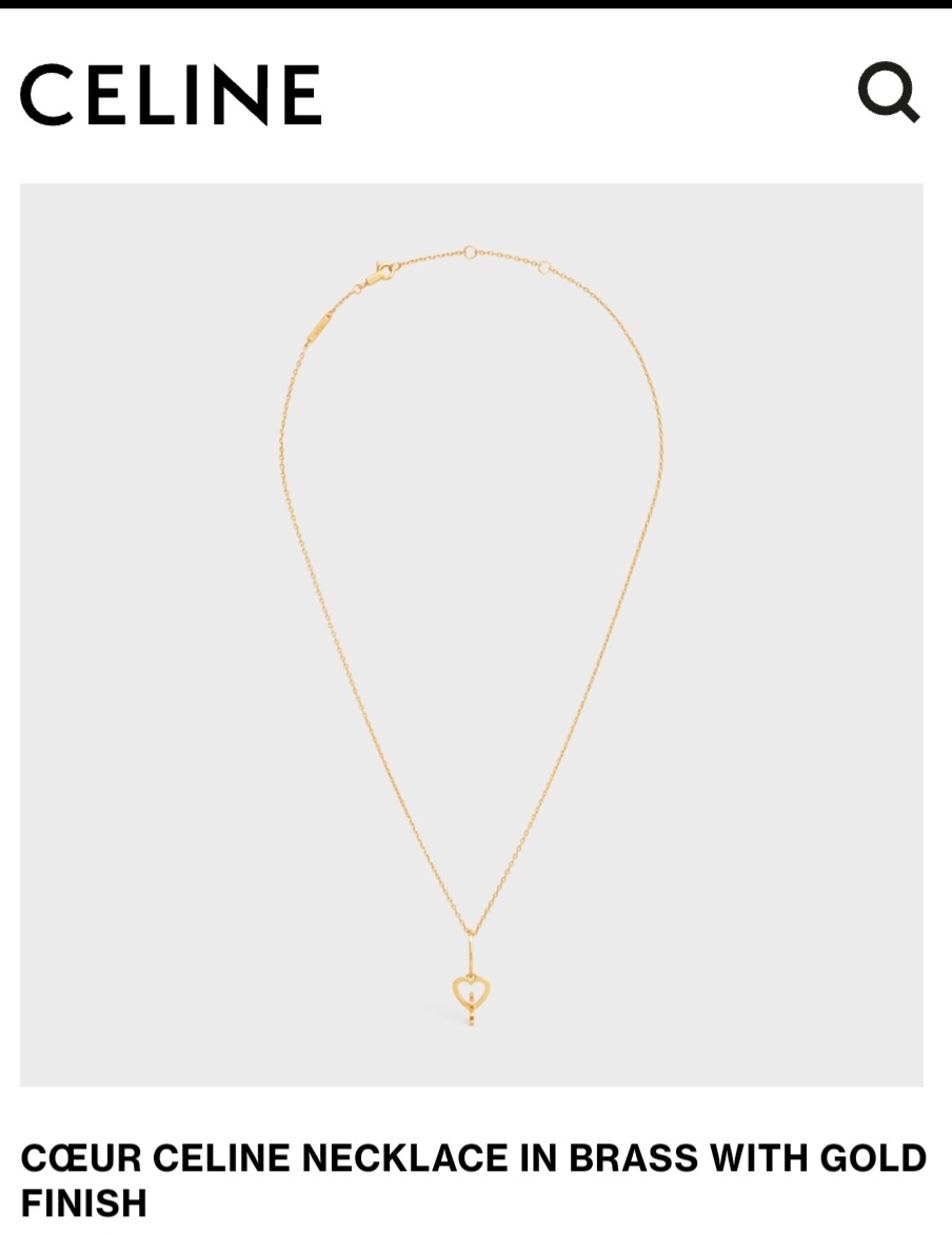 CŒUR CELINE necklace