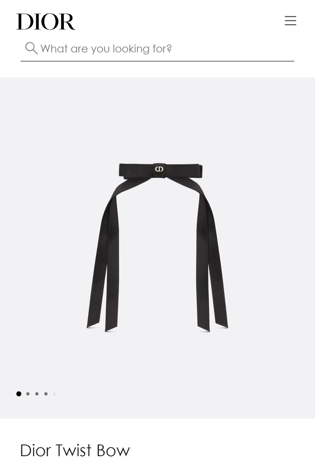 Dior Twist Bow