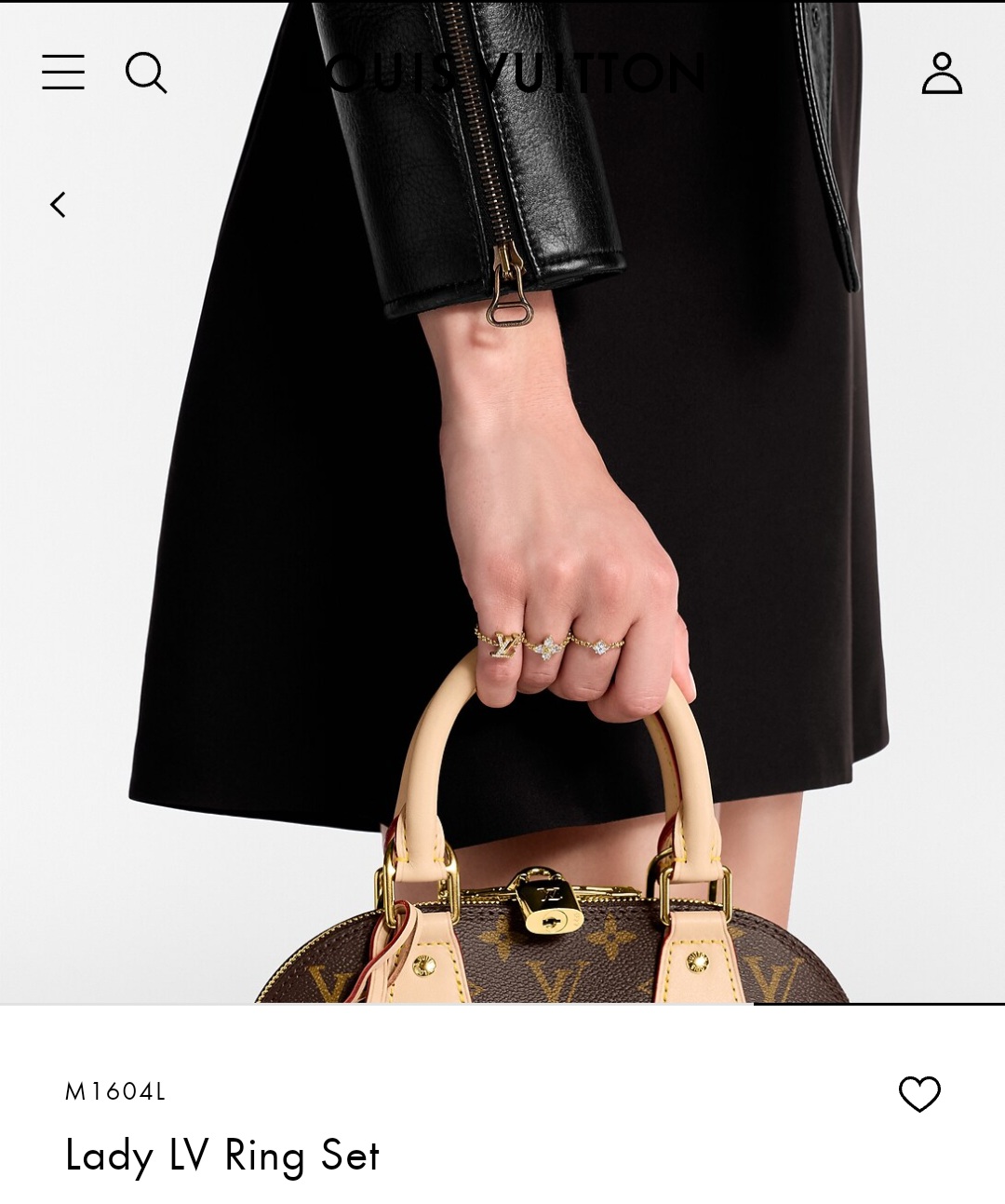 Lady LV Ring Set