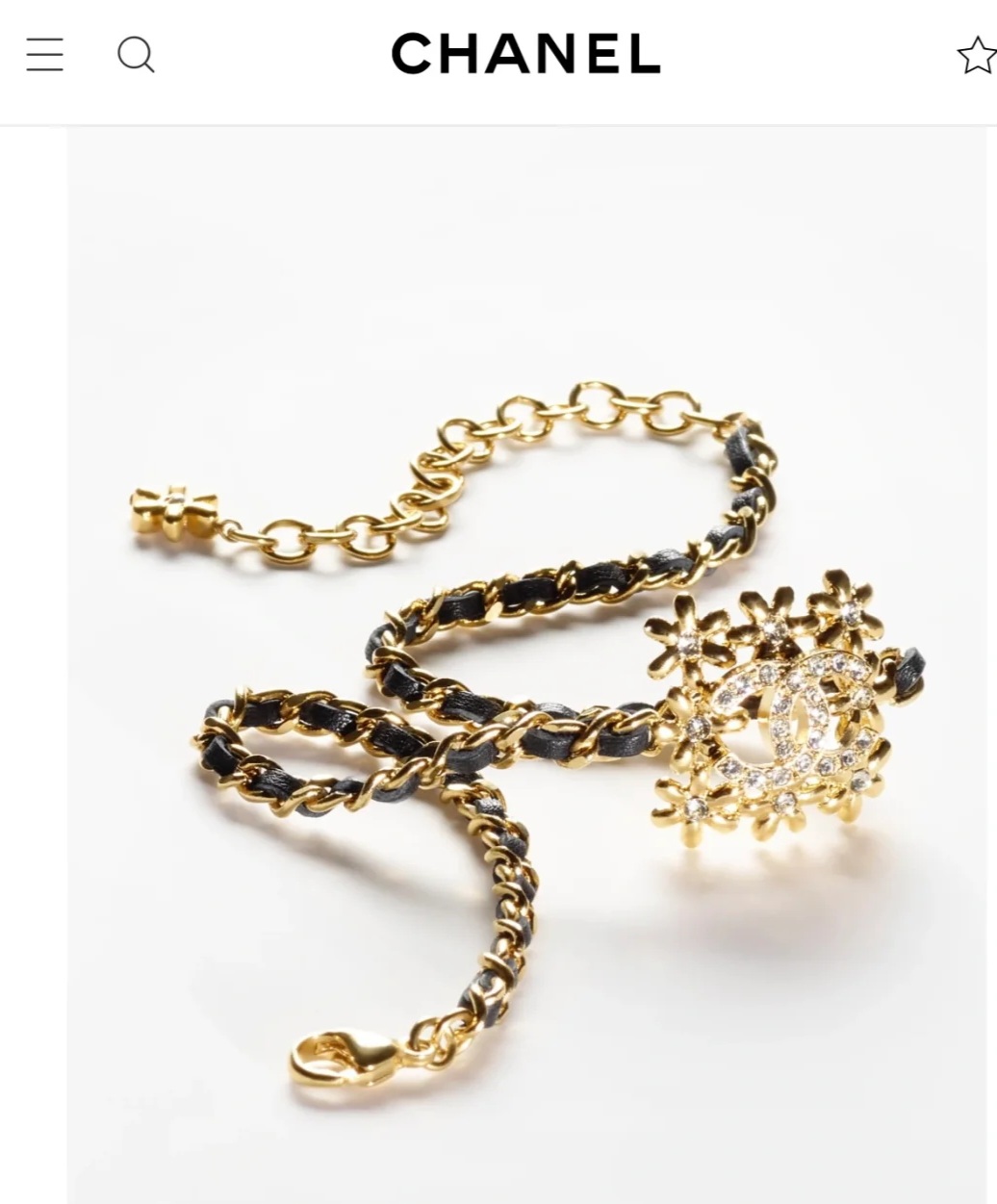 Chanel choker necklace