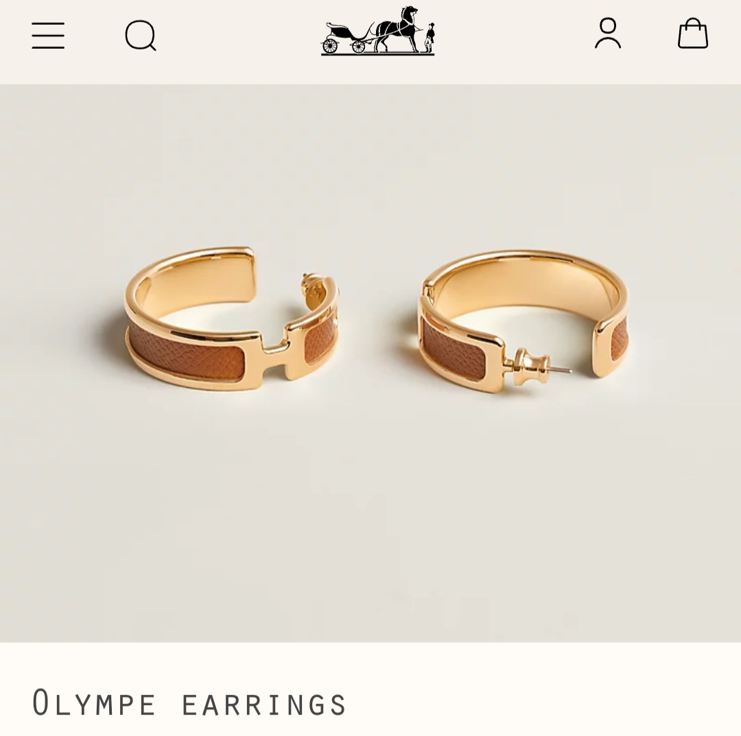 Hermes Olympe earrings