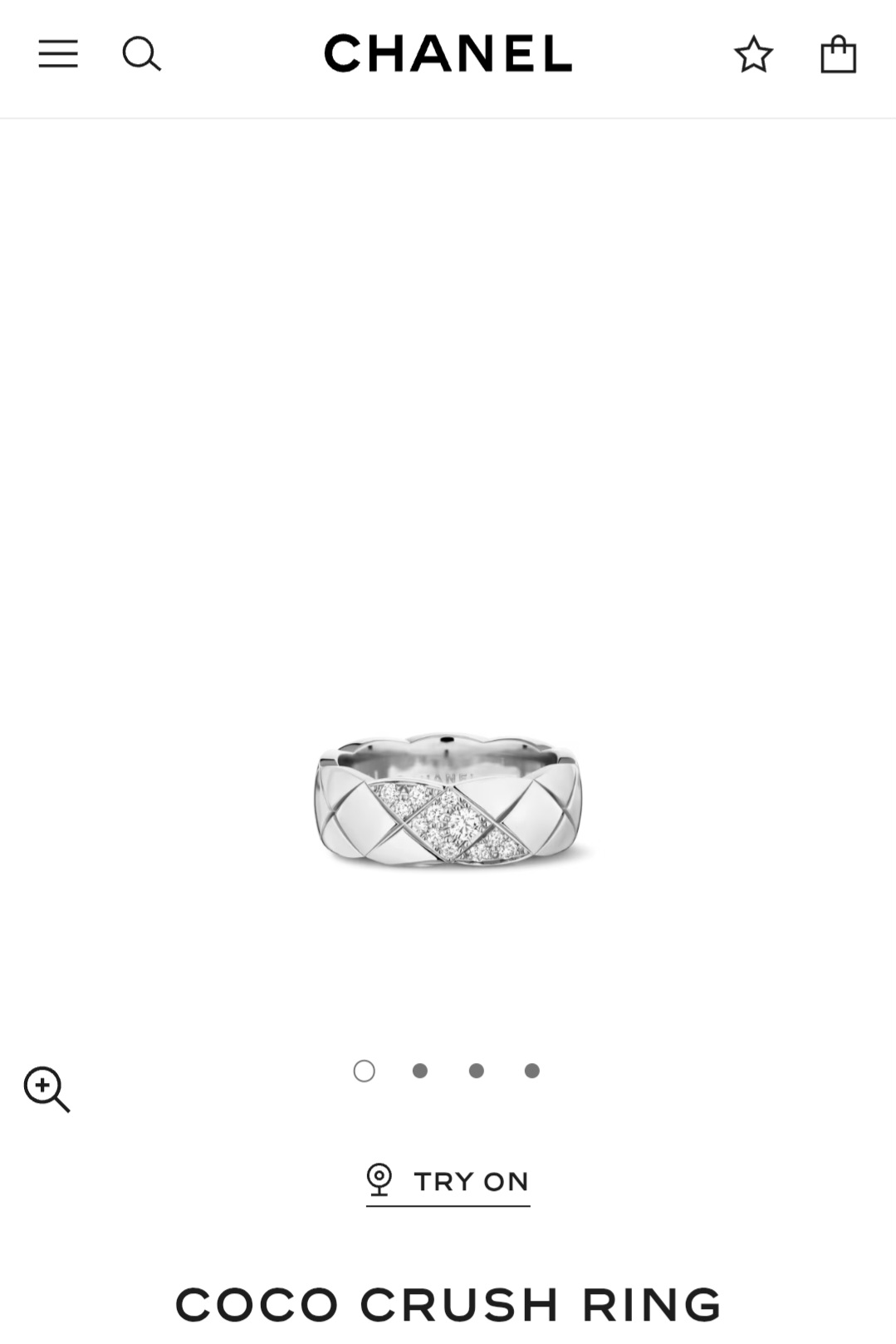 Chanel Coco Crush ring
