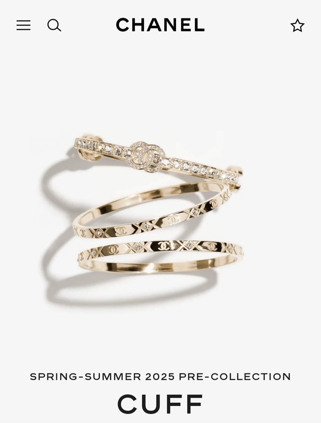Chanel cuff bracelet