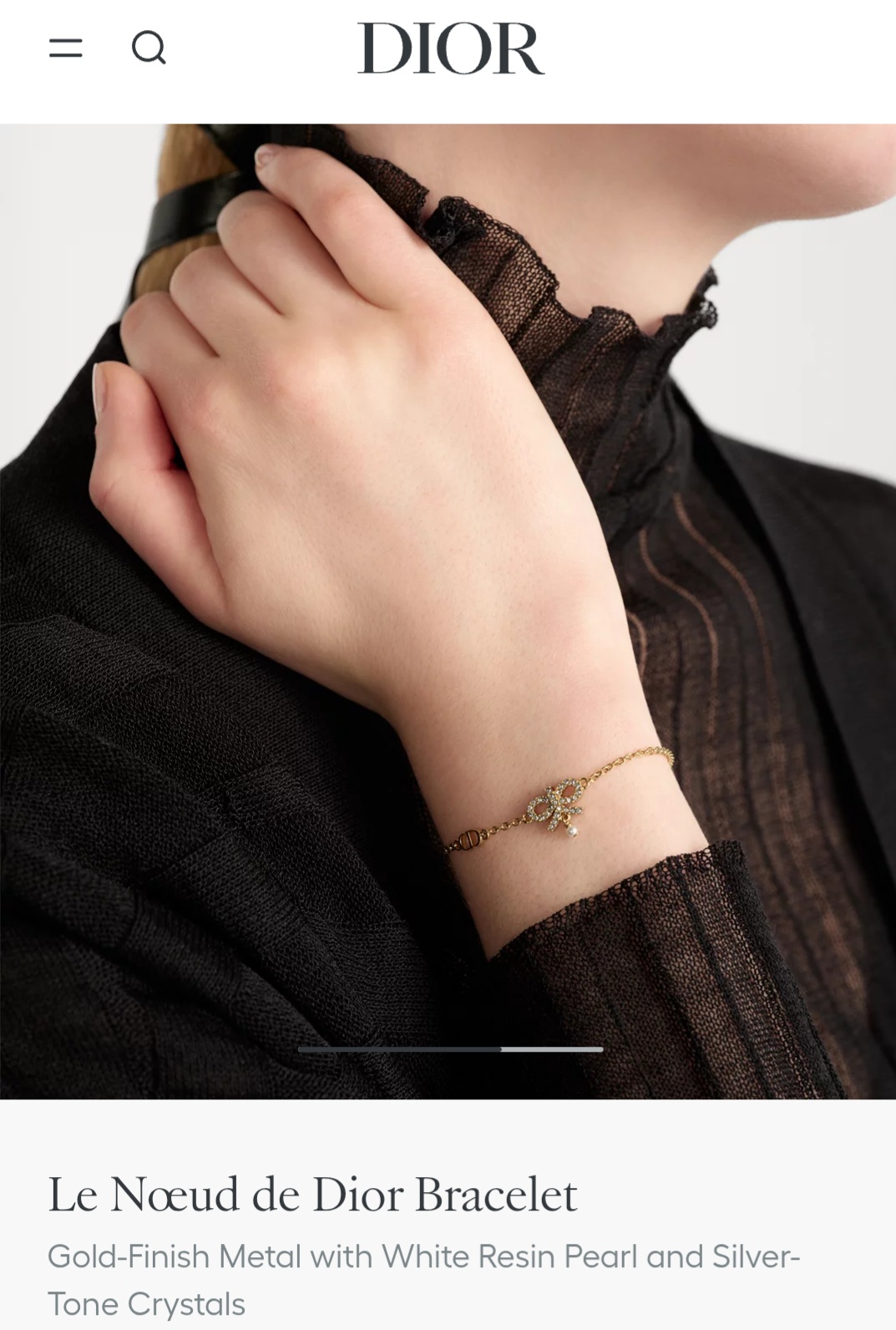Le Nœud de Dior Bracelet