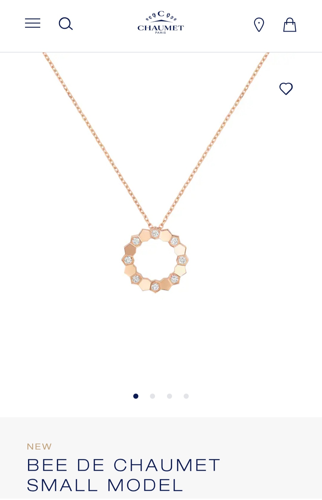 Bee de Chaumet small model necklace