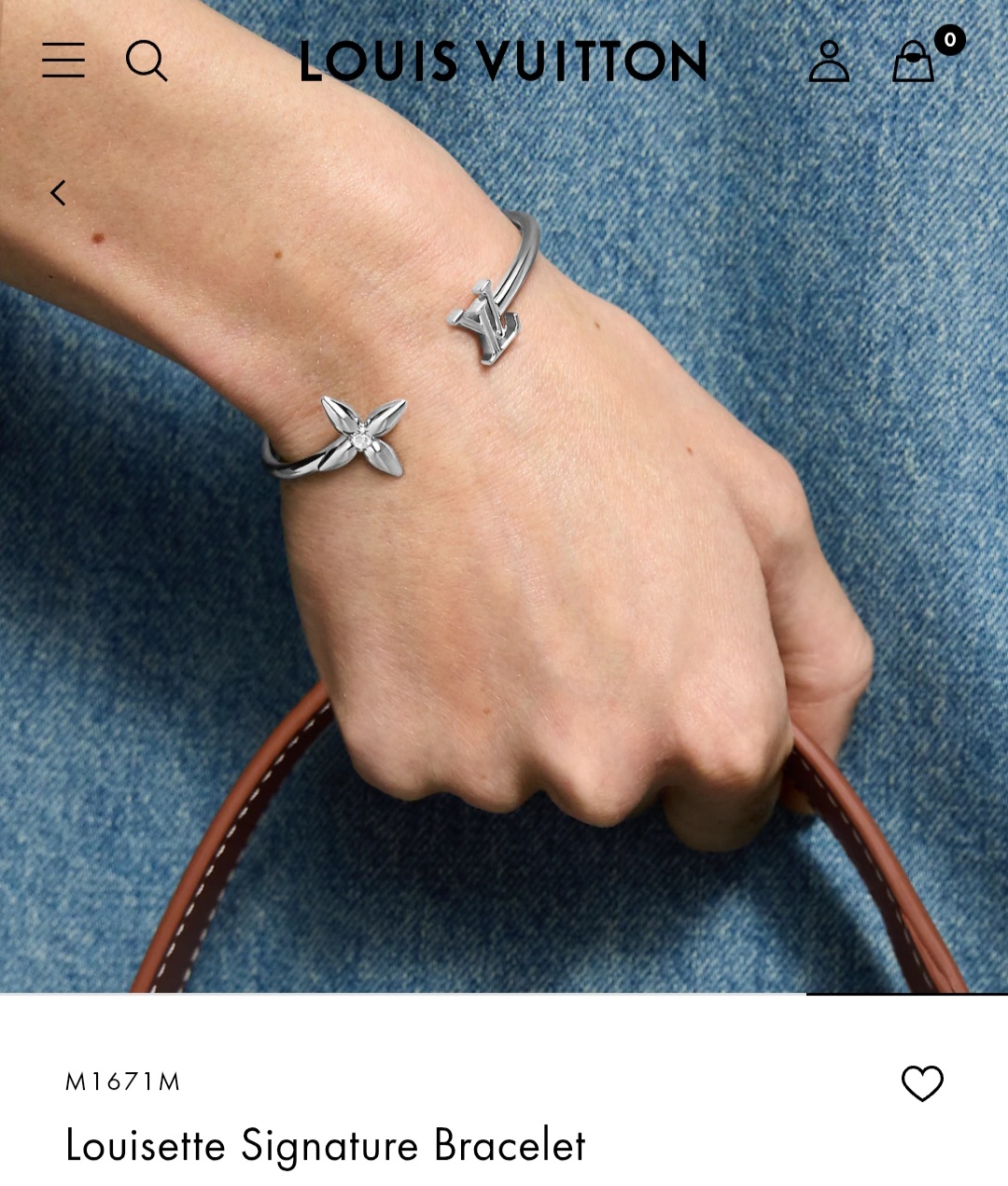 LV Louisette Signature Bracelet