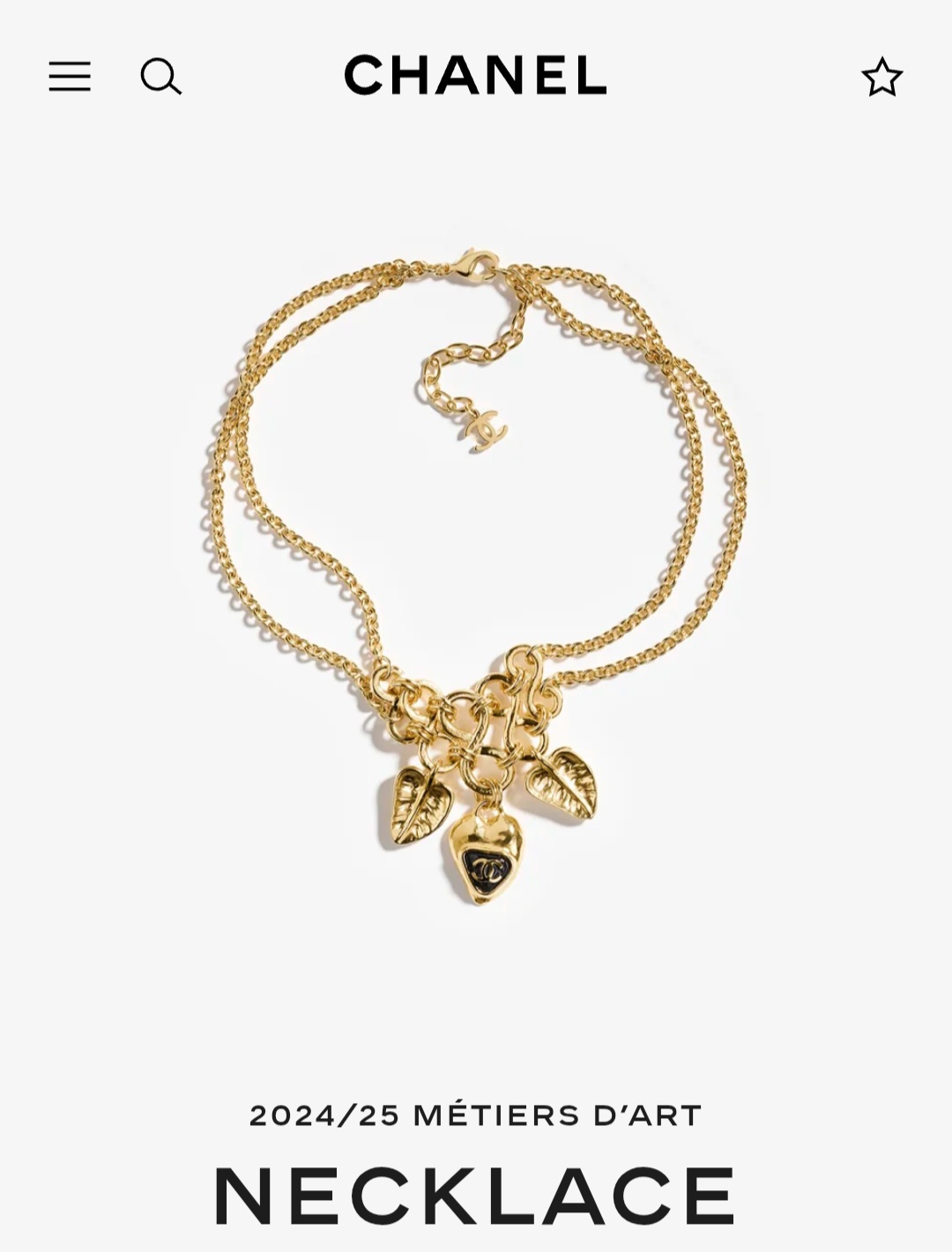 Chanel necklace