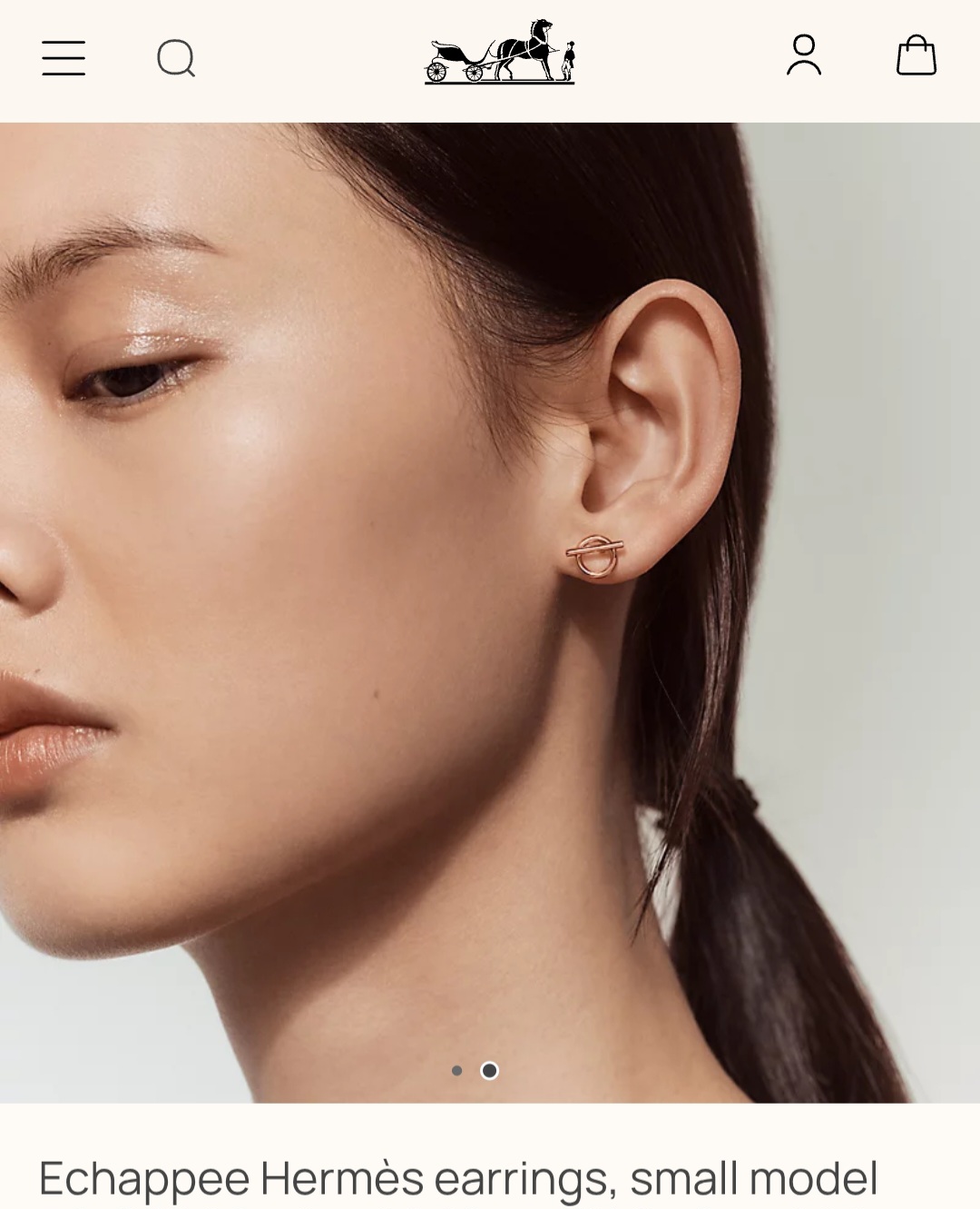 Echappee Hermès earrings