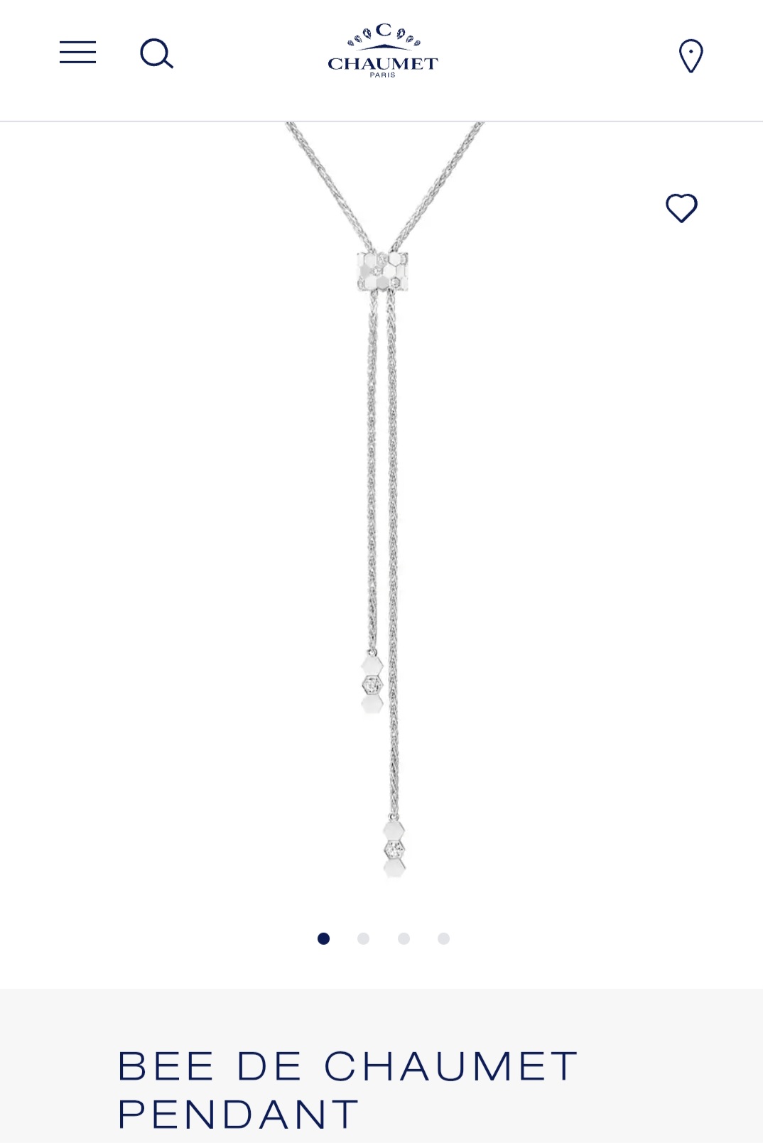 Bee de Chaumet pendant necklace