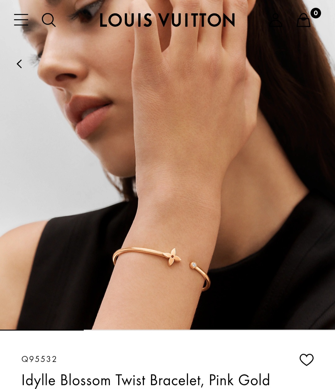 LV Idylle Blossom Twist Bracelet