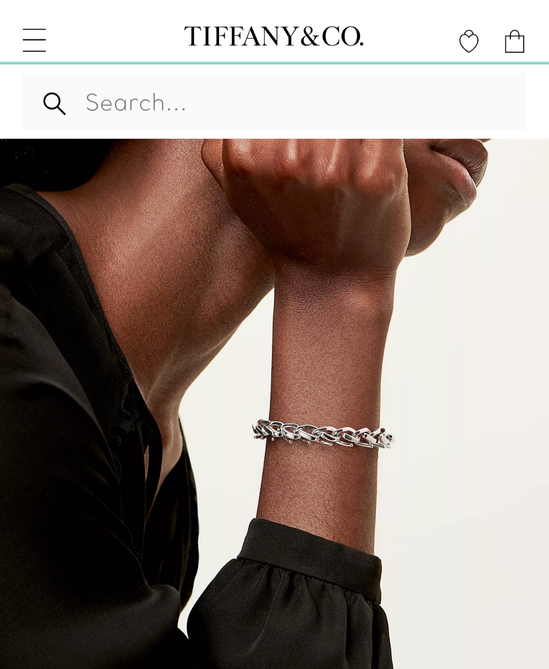 Tiffany Forge Medium Link Bracelet
