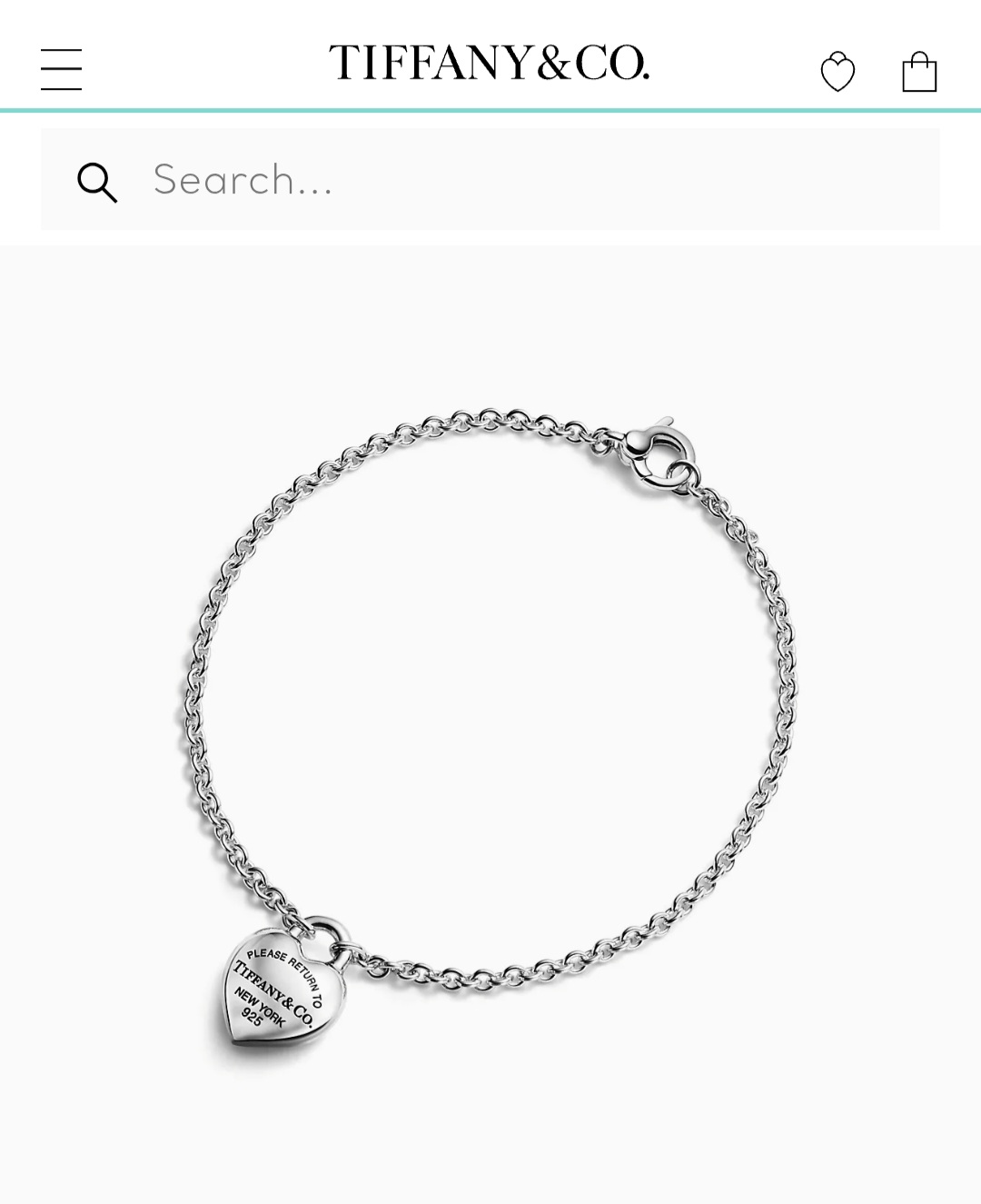Tiffany™ Full Heart Bracelet