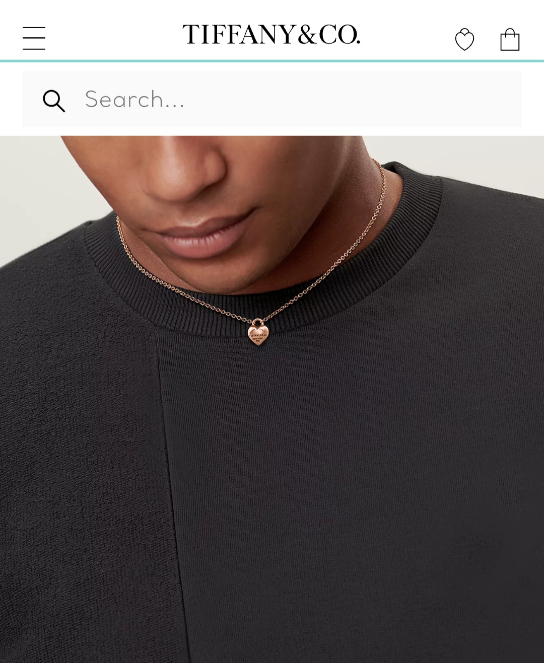 Tiffany™Full Heart Pendant necklace