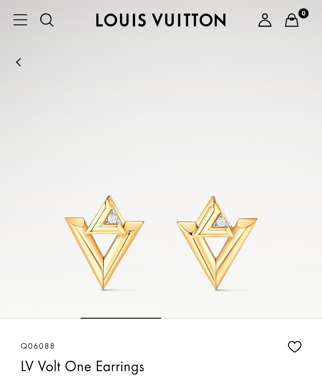 LV Volt One Earrings