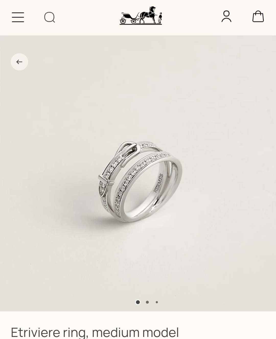 Hermes Etriviere ring