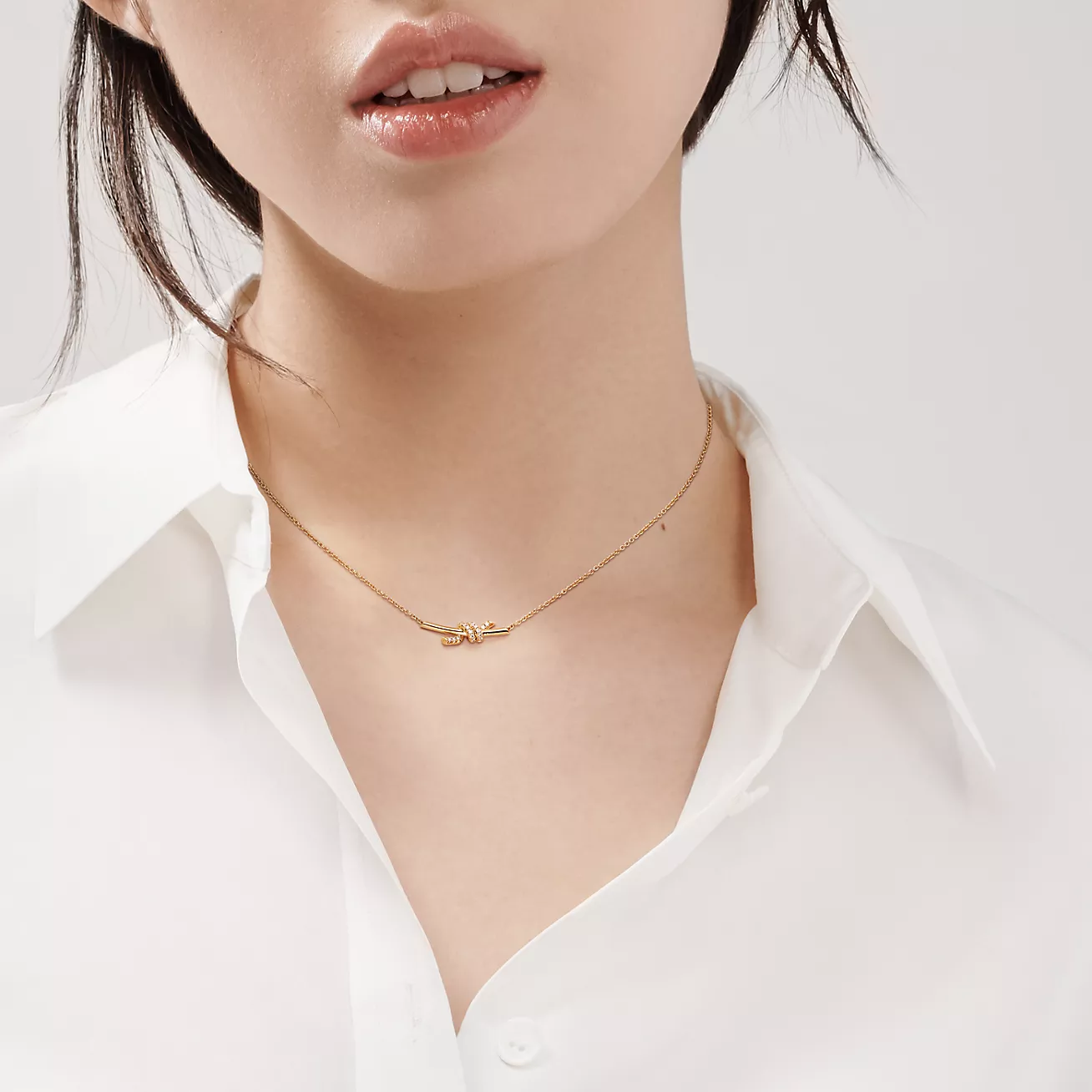 Tiffany Knot Small Pendant necklace