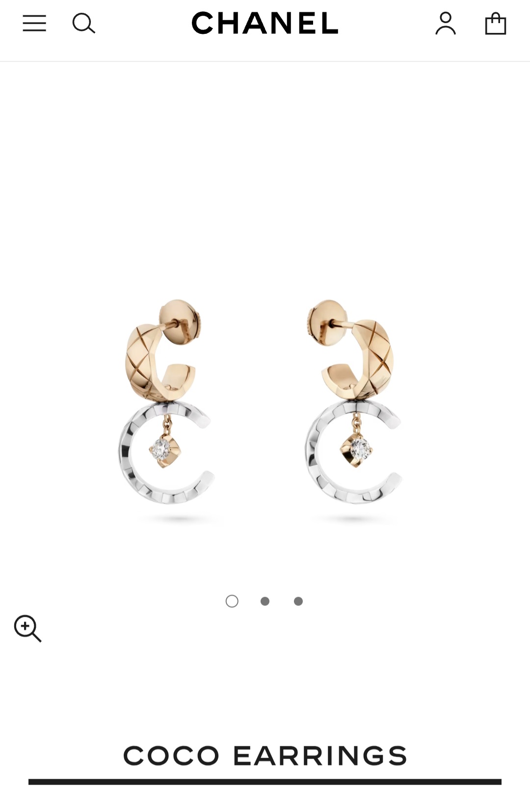 Chanel coco earrings