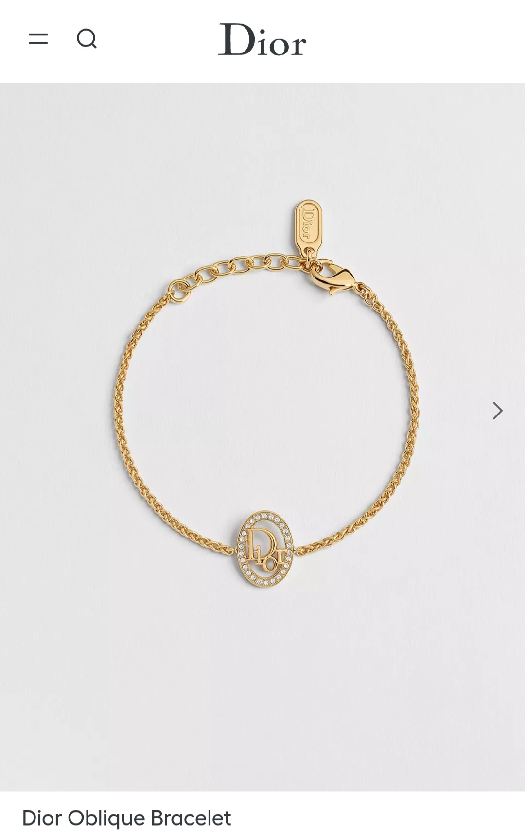 Dior Oblique Bracelet